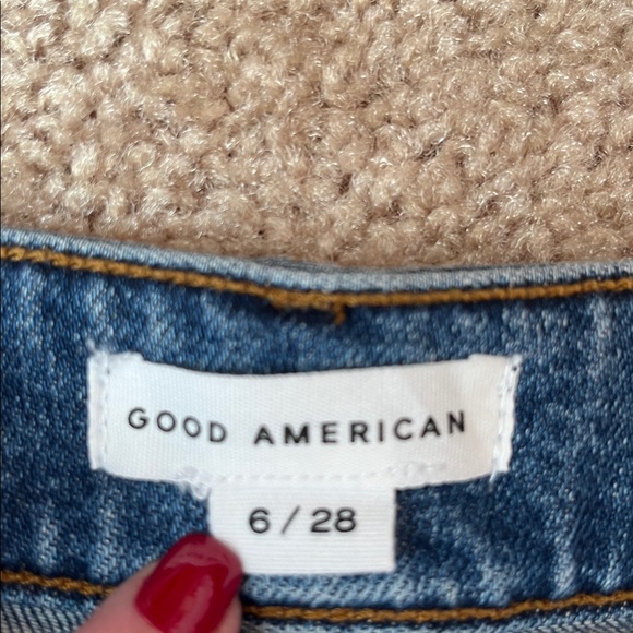 Good American Good Vintage Short Double Shorts - Picture 4 of 13